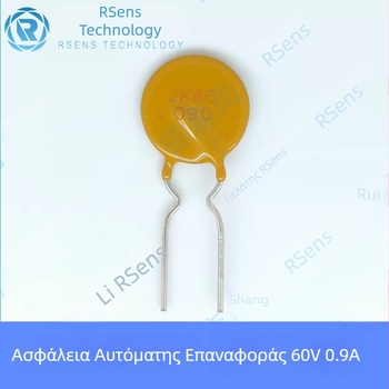JK60-090 Jinke Plug-in PPTC επαναφορτιζόμενο προστατευτικό εξάρτημα 0.9A 60V