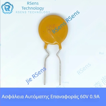 JK60-090 Jinke Plug-in PPTC επαναφορτιζόμενο προστατευτικό εξάρτημα 0.9A 60V