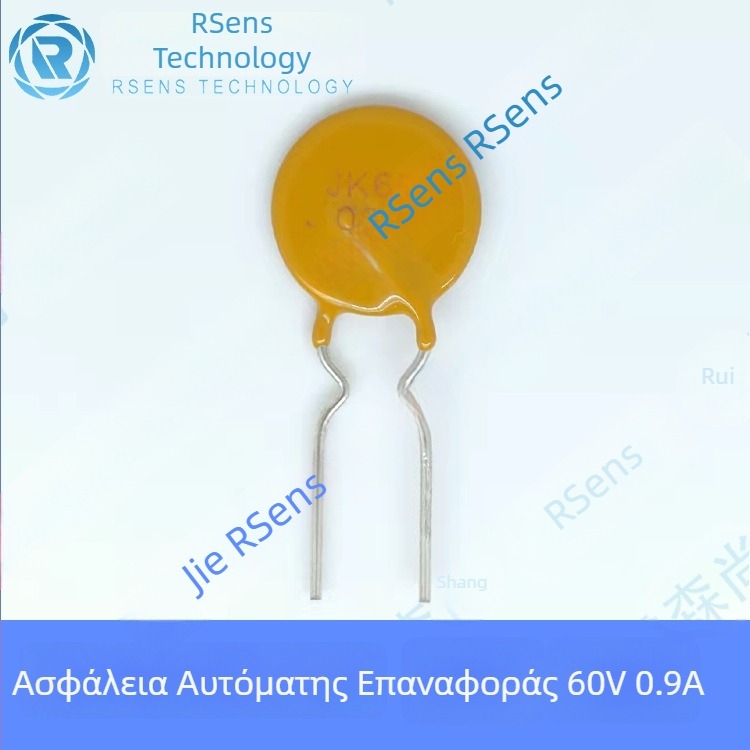 JK60-090 Jinke Plug-in PPTC επαναφορτιζόμενο προστατευτικό εξάρτημα 0.9A 60V