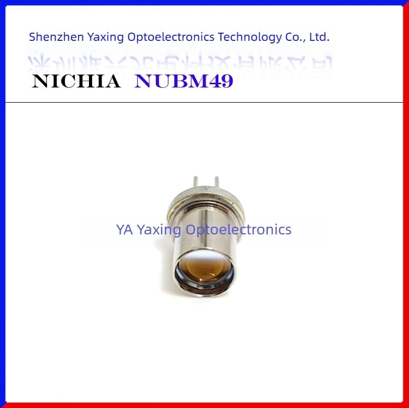 NUBM49 450 nm 455 nm λέιζερ διόδος με φακό, μακρύ σημείο δέσμης, 9 mm TO-5 πακέτο, 5–5.5 W