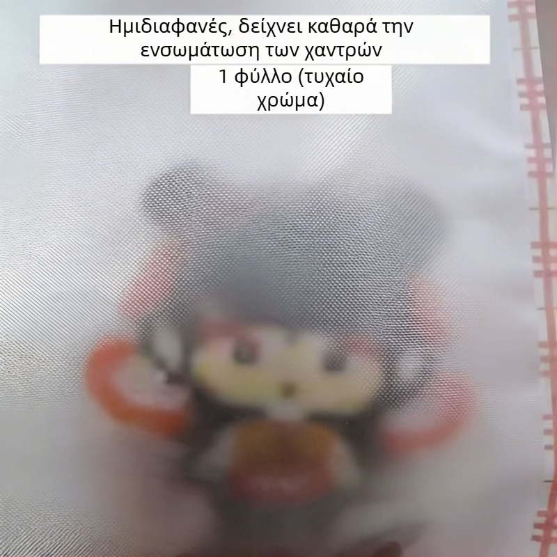 Ματ, απαλό διαφανές ύφασμα σιδερώματος για περιβλήματα άκρων, DIY βοήθεια σιδερώματος υψηλής θερμοκρασίας, επαναχρησιμοποιήσιμο πανί/χαρτί σιδερώματος για κατασκευές με χάντρες