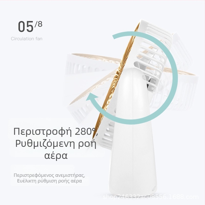 Μίνι USB ανεμιστήρας για φοιτητές — φορητός, επαναφορτιζόμενος, συμπαγής επιτραπέζιος ανεμιστήρας