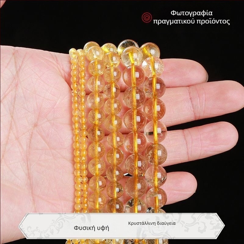 Φυσικά βραζιλιάνικα κρύσταλλα σε διαφανές χρυσό, ημιτελείς χάντρες για DIY κολιέ και βραχιόλι