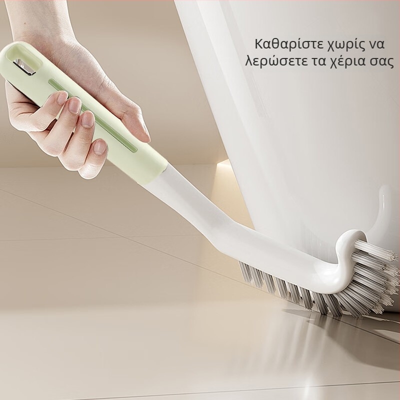 Πολυλειτουργική βούρτσα καθαρισμού δαπέδου με βούρτσα για σχισμές, σκληρή τρίχα, κατάλληλη για μπάνιο και πλακάκια