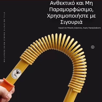 Χρυσή Μπάρα Δύναμης με Ελατήριο για Χέρια — Για Άνδρες και Γυναίκες, Οικιακό Γυμναστήριο, Επαγγελματική Εκπαίδευση Των Μυών Στήθους, Επέκταση Θώρακα 60 kg