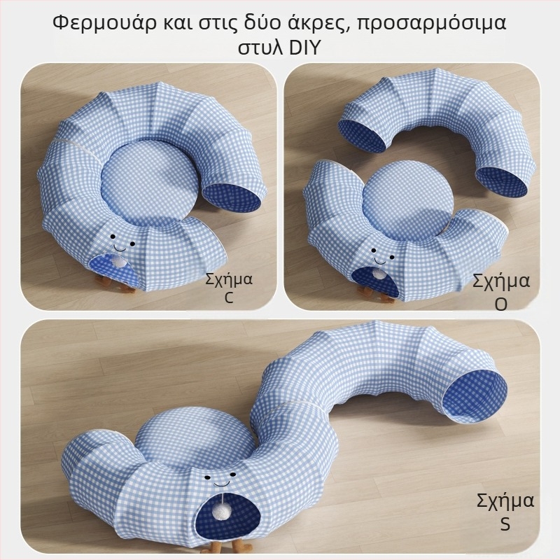 Τούνελ γάτας για όλες τις εποχές, αναπνεύσιμο, ημιεγκλειστό καταφύγιο και παιχνίδι για γάτες