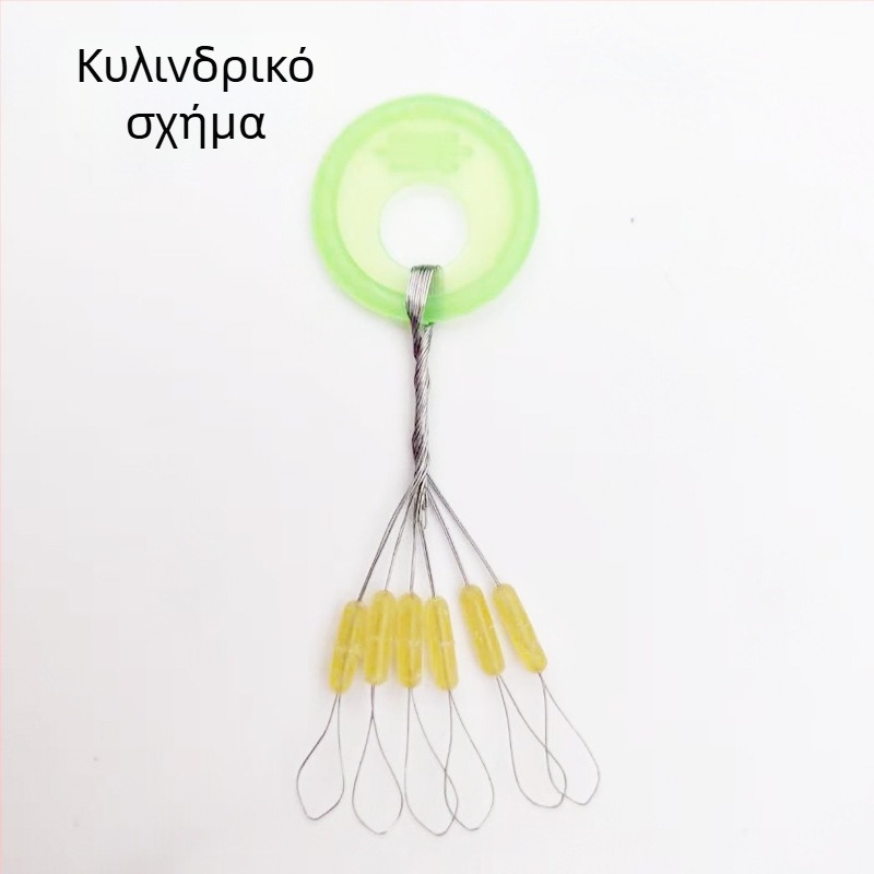 Σιλικονούχες διαστημικές χάντρες, κυλινδρικές και ολβοειείς μορφές, για αλιεία