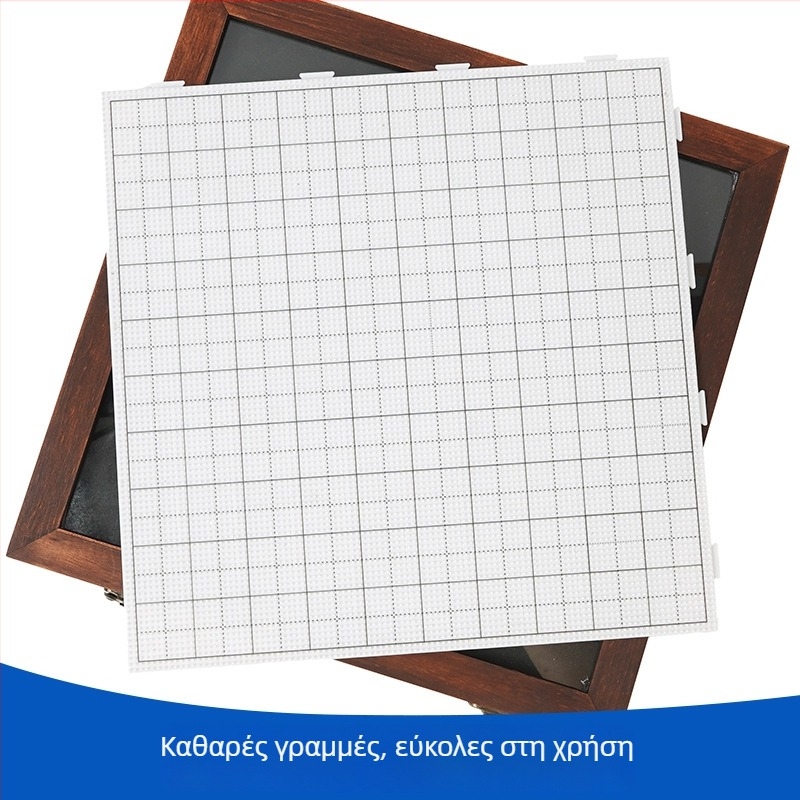 Ξύλινο κουτί αποθήκευσης χαντρών με καπάκι αναδιπλούμενο και διαχωριστή βάση, αντί διαρροών