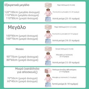 Διαφανής σακούλα αποθήκευσης κενού για ρούχα, μπουφάν με γέμισμα από πούπουλα και παπλώματα, με δίχρωμο φερμουάρ