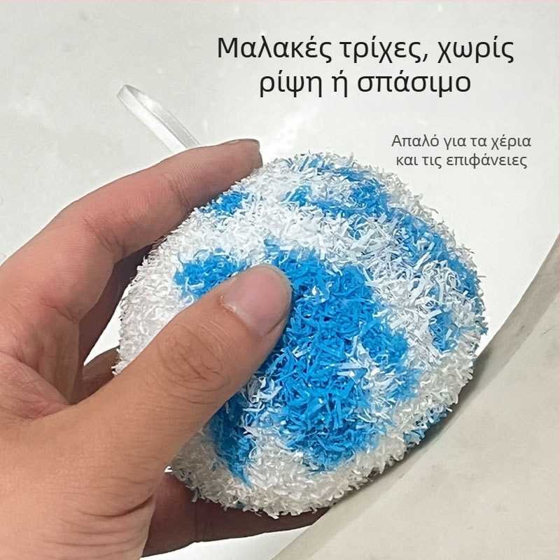 Μπαλάκι καθαρισμού μπάνιου σε ιαπωνικό στυλ με μαγική βούρτσα για αφαίρεση αλάτων νερού, ισχυρός καθαριστής οικιακής χρήσης, εύκολο στο καθάρισμα, φιλικό προς τις επιφάνειες, βούρτσα καθαρισμού μπάνιου