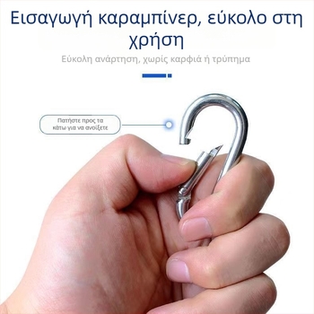 Μη μαγνητική αλυσίδα στεγνώματος από 304 ανοξείδωτο χάλυβα, νεότερου σχεδίου γραμμή απλώματος ανθεκτική στον άνεμο για ρούχα και κουβέρτες