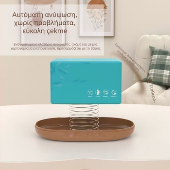 Πολυλειτουργική θήκη χαρτοπετσόνων με χώρο αποθήκευσης τηλεχειριστηρίου, κινεζικού στυλ ελαφρύ πολυτελές σχέδιο για σπίτι και γραφείο