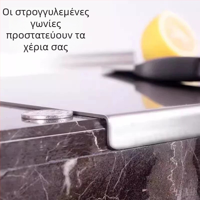 Δίσκος ζύμης από ανοξείδωτο ατσάλι 304 για την κουζίνα – επιφάνεια ζυμώματος, σανίδα κοπής φρούτων και ψησίματος, αντιβακτηριακή επιφάνεια