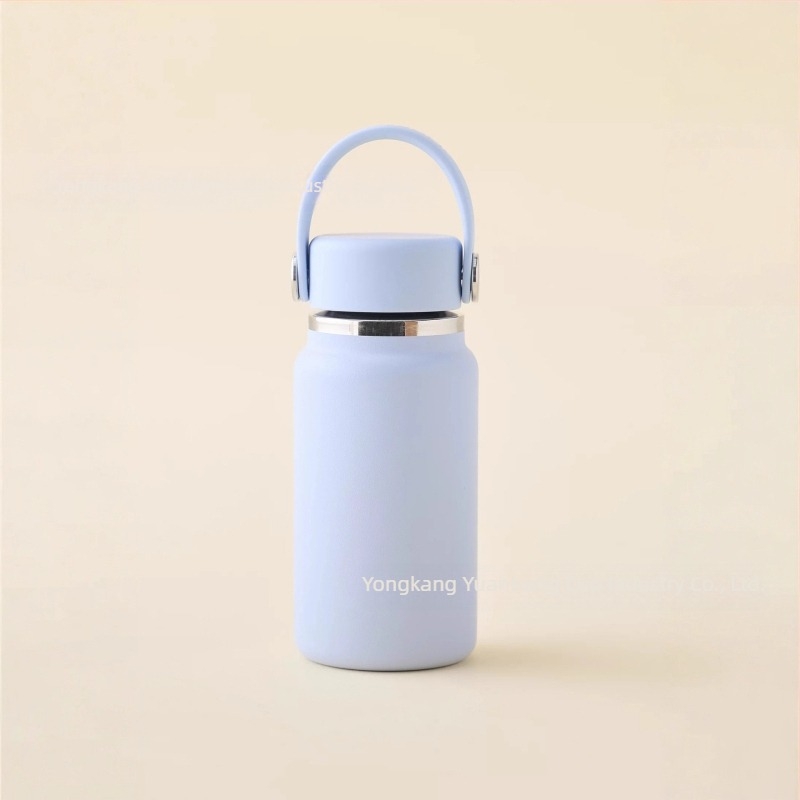 HydroFlakt-Style μίνι φιάλη διαστημικού στυλ από ανοξείδωτο ατσάλι, κενού μονωμένη, φορητό υπαίθριο ποτήρι νερού