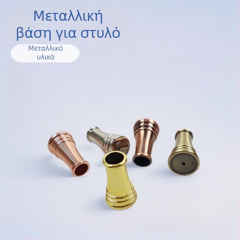 Μεταλλικός δίσκος γραφείου για στυλό, μίνι κυκλική βάση, θήκη φτερού στυλό, Halloween διακόσμηση