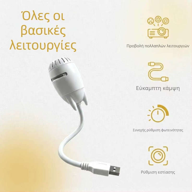 HD προσαρμοζόμενος εστιακός προβολέας αστέρων στον οροφή, νυχτερινό φως με προστασία ματιών για υπνοδωμάτιο, USB τροφοδοσία, φως αυτοκινήτου με φωνητικό έλεγχο