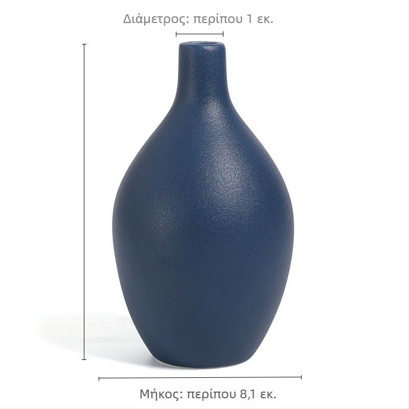Jane Ermei Ceramics άσπρο πορσελάνινο βάζο διακοσμητικό για κομψή οικιακή διακόσμηση