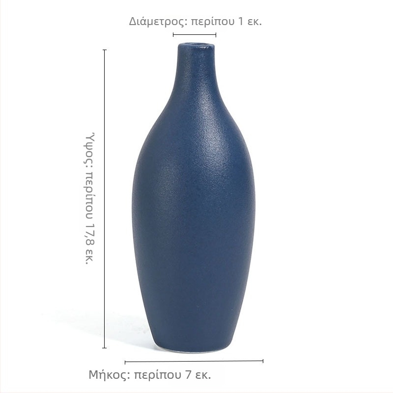 Jane Ermei Ceramics άσπρο πορσελάνινο βάζο διακοσμητικό για κομψή οικιακή διακόσμηση