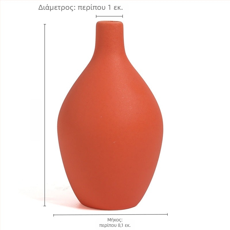 Jane Ermei Ceramics άσπρο πορσελάνινο βάζο διακοσμητικό για κομψή οικιακή διακόσμηση