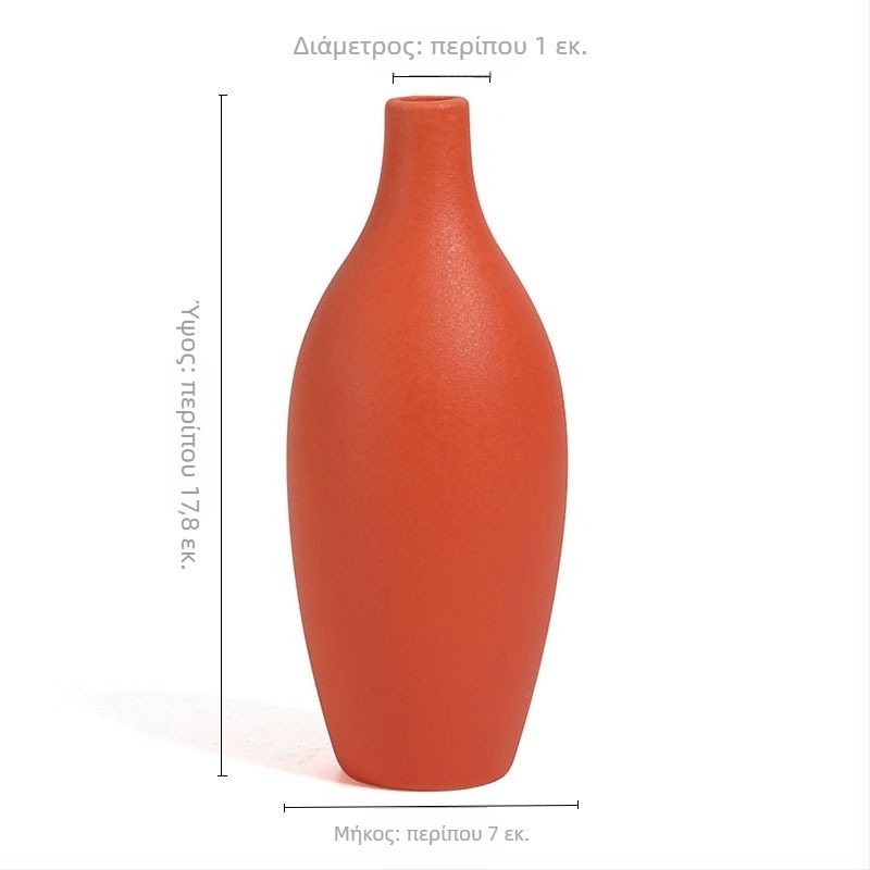 Jane Ermei Ceramics άσπρο πορσελάνινο βάζο διακοσμητικό για κομψή οικιακή διακόσμηση