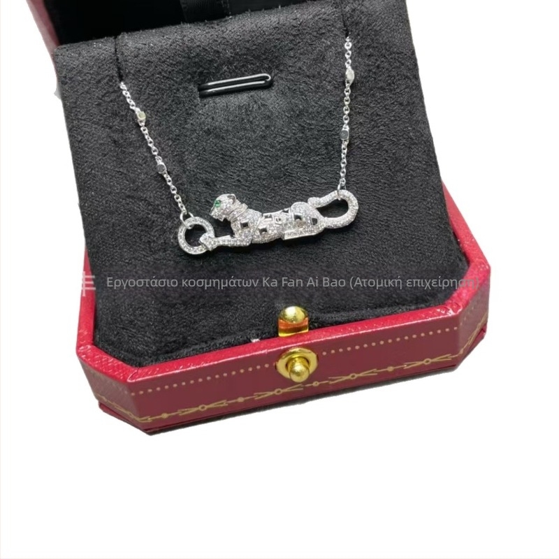 Κολιέ V με επίχρυσο και πραγματικό χρυσό, CNC κατασκευή, λεοπάρ κολιέ με διαμάντια σε κηλίδες, εξατομικευμένη hip-hop Cuban αλυσίδα, unisex