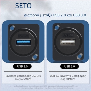 Shengtuo D-τύπος 2.03.0 μονάδα υποδοχής USB δεδομένων εγκατάσταση διπλής διέλευσης διεπαφή συνδετήρας σε ντουλάπα 86 πάνελ