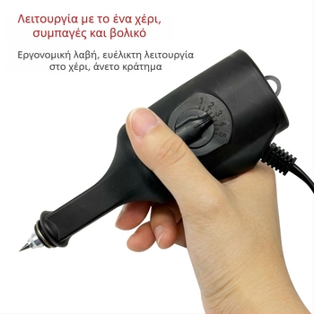 Μίνι ηλεκτρικό στυλό χαρακτικής με αιχμή από βολφράμιο ατσάλι για γλυπτική σε νεφρίτη και πέτρα, ρυθμιζόμενη ταχύτητα, DIY κοσμήματα