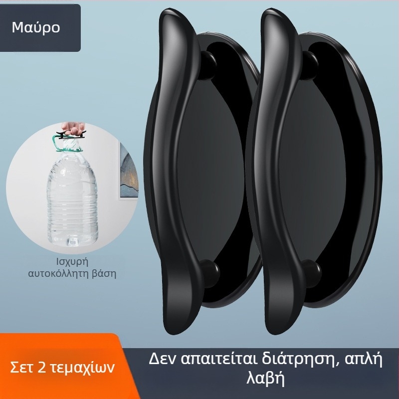 Πλαστική λαβή χωρίς οπές για ντουλάπες με γυάλινες πόρτες, βοηθητική κολλητή λαβή για συρόμενες πόρτες, μικρή λαβή για πόρτες και παράθυρα