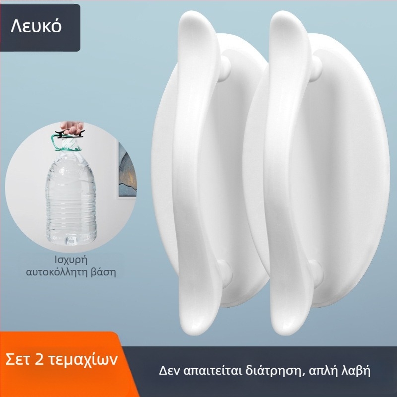 Πλαστική λαβή χωρίς οπές για ντουλάπες με γυάλινες πόρτες, βοηθητική κολλητή λαβή για συρόμενες πόρτες, μικρή λαβή για πόρτες και παράθυρα