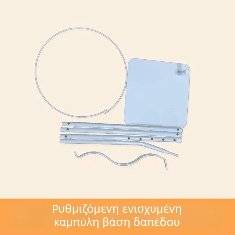 Δάπεδο στήριγμα για κουνουπιέρα με ρυθμιζόμενο ύψος, παχιά καμπύλη γάντζος, κινέζικου στυλ επίπλων με μεντεσέ