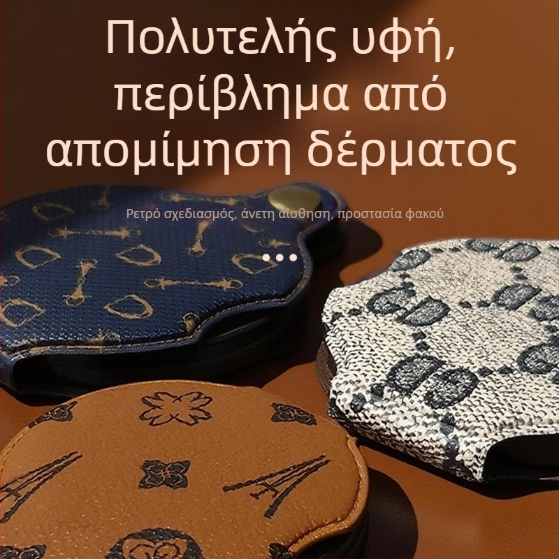 Πτυσσόμενος φορητός μεγεθυντής 10x, 70 mm φακός, για ανάγνωση ηλικιωμένων, με μπρελόκ και κορδονάκι (1072)