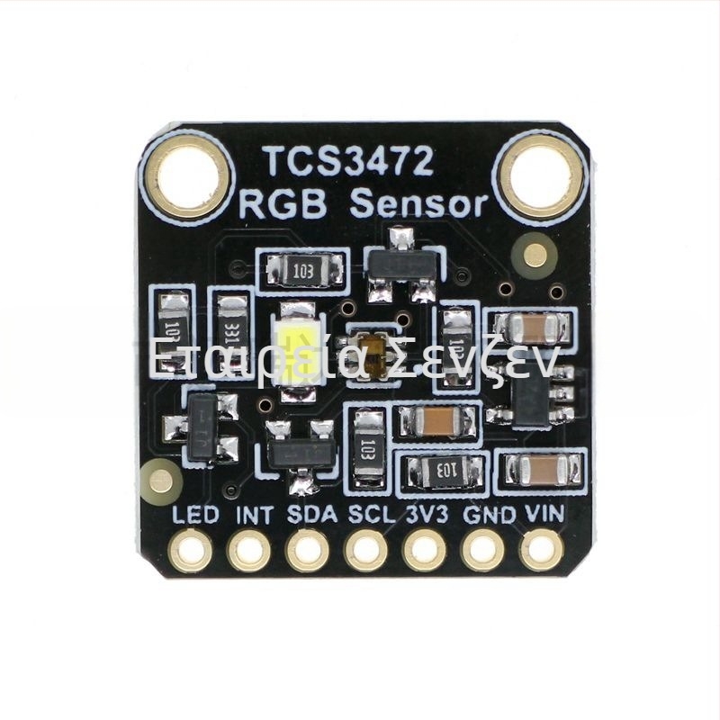 Αισθητήρας αναγνώρισης χρωμάτων TCS34725 με RGB, μοντέλο ανίχνευσης φωτός περιβάλλοντος, I2C, συμβατός με STM32