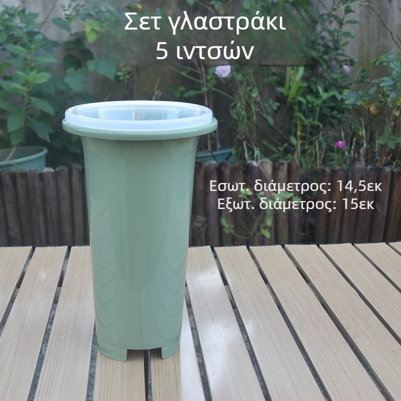 Σετ γλαστρών για ορχιδείες, πράσινη πλαστική γλάστρα ορχιδέας, ειδικά για ορχιδείες, παχύτερη και ψηλότερη κατασκευή