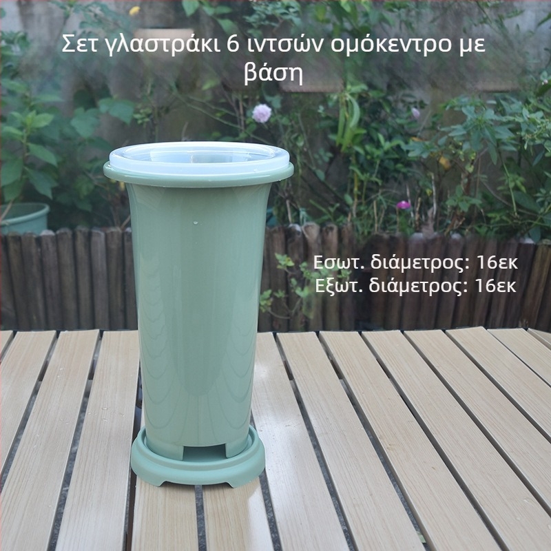 Σετ γλαστρών για ορχιδείες, πράσινη πλαστική γλάστρα ορχιδέας, ειδικά για ορχιδείες, παχύτερη και ψηλότερη κατασκευή