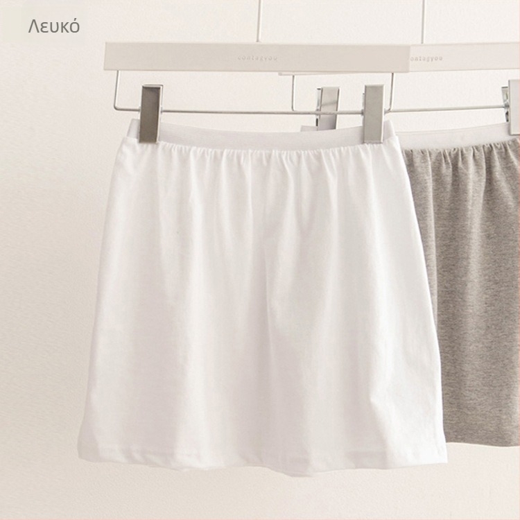 Φόρεμα βάσης από βαμβάκι σε μεγέθη plus-size, με πολυεπίπεδη μίνι φούστα, μονόχρωμο, κορεατικό αστικό στυλ
