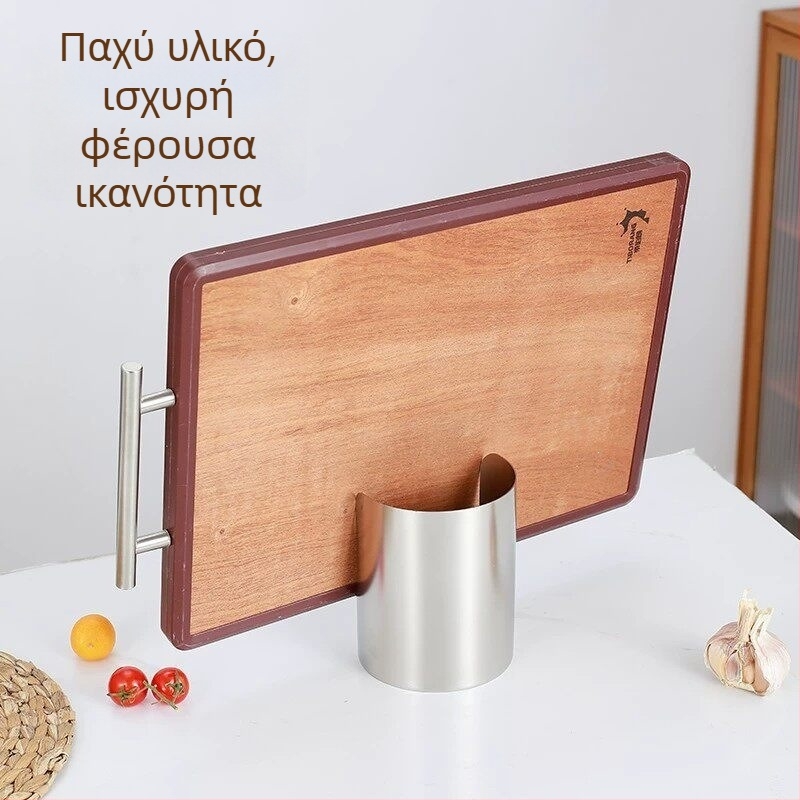 Ενισχυμένο ανοξείδωτο στήριγμα καπακιών κατσαρόλας — πολυλειτουργικός οργανωτής πάγκου για σανίδες κοπής, κουτάλια και σπατουλες
