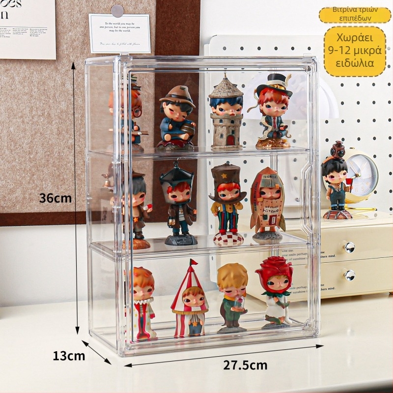 Θήκη προβολής φιγούρων blind box Hirono με κάλυμμα προστασίας από σκόνη