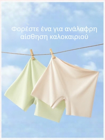 Ice Silk χωρίς ραφές γυναικείες σορτς ασφαλείας, ελαφριά σε μήκος 3/4, διαπνέον Jacquard εσώρουχο για εξωτερική χρήση