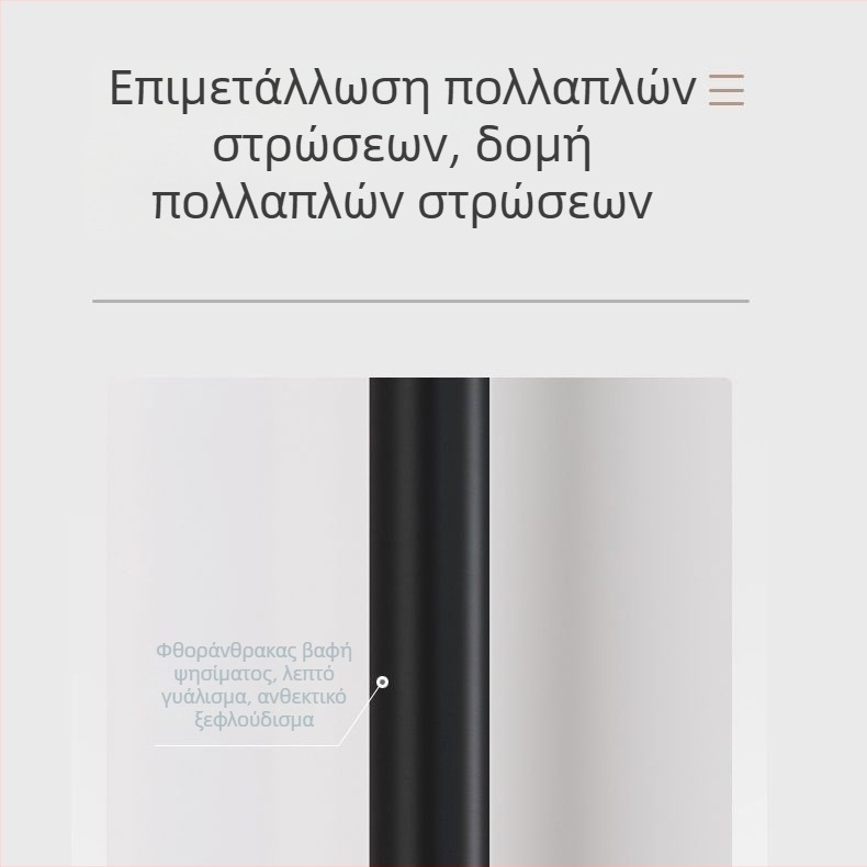 Κόκκινη πόμολο πόρτας με κυκλική λεπτή σωλήνα από ανοξείδωτο χάλυβα, κατάλληλη για γυάλινες και ξύλινες πόρτες, υψηλής ποιότητας