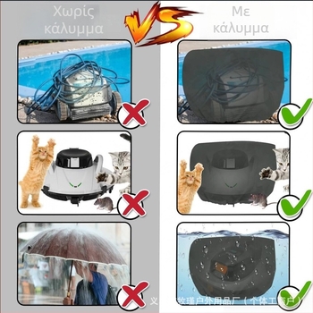 Κάλυμμα για ρομποτικό καθαριστή πισίνας από ύφασμα 420D Oxford – αδιάβροχο, ανθεκτικό στη σκόνη και UV προστασία