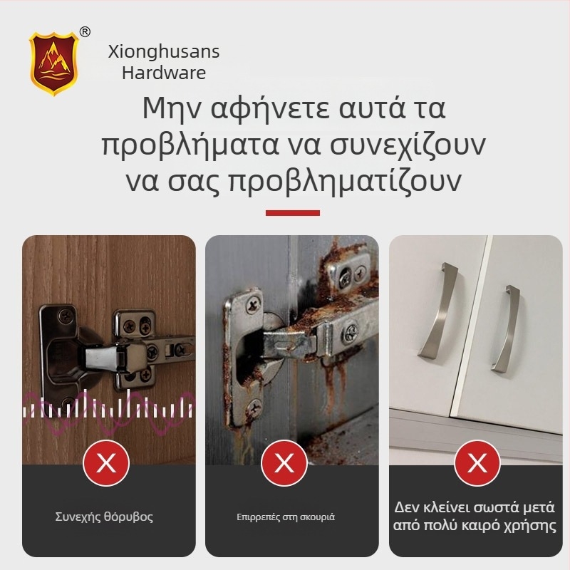 Υδραυλικός μεντεσέ πόρτας ντουλάπας από ανοξείδωτο χάλυβα 304, μοντέλο 40, γυαλισμένη επιφάνεια, τριφάση απορρόφησης κραδασμών για μικρή γωνία