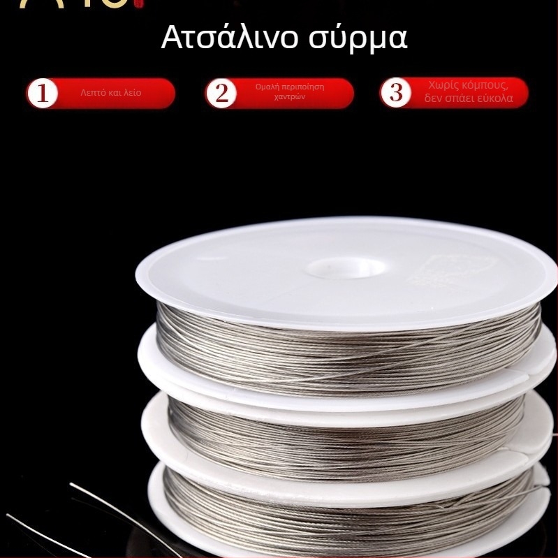Εργαλείο περάσματος χαντρών με σύρμα για βραχιόλι με κεφαλή Βούδα, κρυστάλλινα μαργαριτάρια και λεπτές χάντρες – βελόνα κροσέ