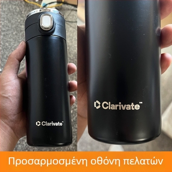 Έξυπνο θερμομονωμένο ποτήρι για γυναίκες, φοιτητικό ποτήρι από ανοξείδωτο ατσάλι, φορητό ποτήρι αυτοκινήτου, δημιουργικό μικρό ποτήρι σε σχήμα μπιζελιού