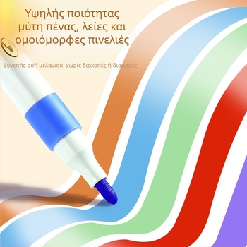 Ακρυλικά μαρκαδόροι για μαθητές Δημοτικού, σετ 60 χρωμάτων, μαρκαδόροι υδατογραφίας, αδιαφανείς, χρώματα που στοιβάζονται, με 24 χρώματα αναπλήρωσης