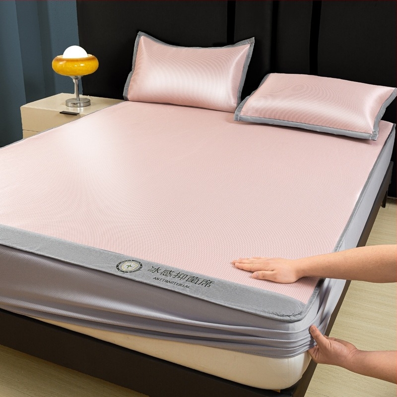 Α‑κατηγορίας δροσιστικό ύφασμα ice silk, σετ τριών τεμαχίων, αναδιπλούμενο τύπος καλύμματος στρώματος, παχυσμένος ματ