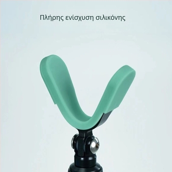 Στήριγμα καλαμιών ψαρέματος με οπίσθια τοποθέτηση, καθολικός σχεδιασμός V, πλήρες κάλυμμα από καουτσούκ και σιλικόνη, κράμα αλουμινίου, κεφαλή με μεταλλικό κέρατο Sky Sword