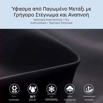 Ανδρικά παντελόνια από ύφασμα ice silk, άνοιξη-καλοκαίρι, φαρδιά γραμμή, γρήγορο στέγνωμα, καθημερινά αθλητικά παντελόνια