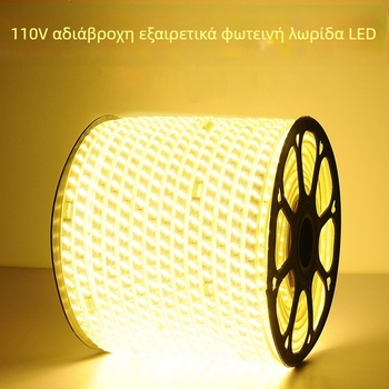 Ταινία LED 5730 110V για οροφή σαλονιού, αδιάβροχη εξωτερική χρήση, 180 LED
