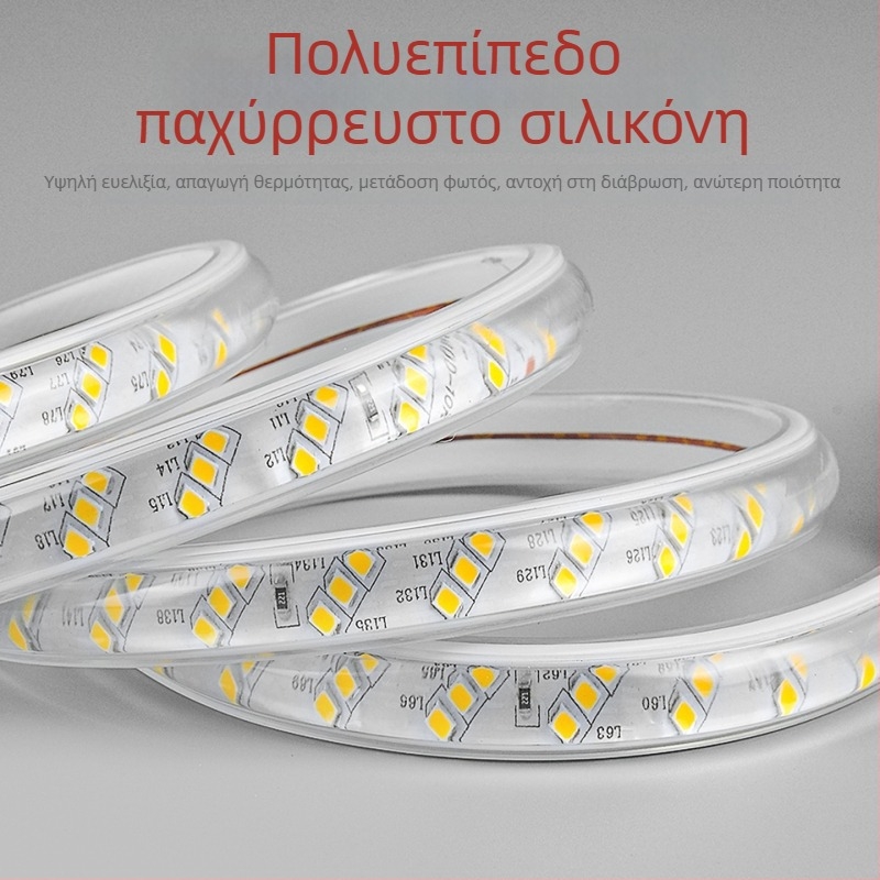 Ταινία LED 5730 110V για οροφή σαλονιού, αδιάβροχη εξωτερική χρήση, 180 LED