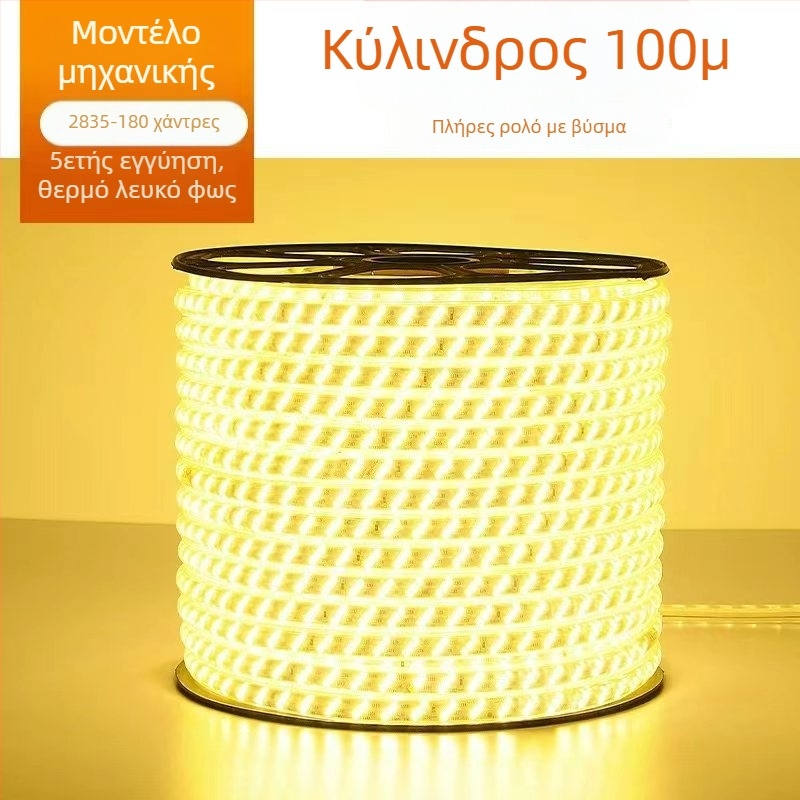 Ταινία LED 5730 110V για οροφή σαλονιού, αδιάβροχη εξωτερική χρήση, 180 LED